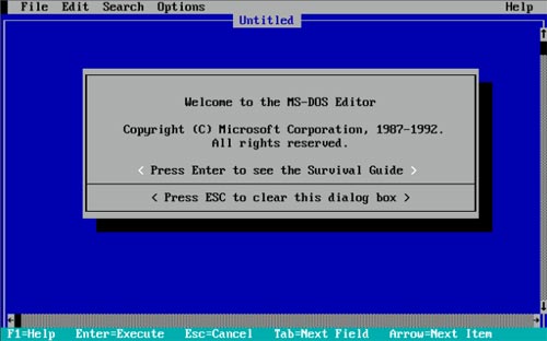 DOS Edit